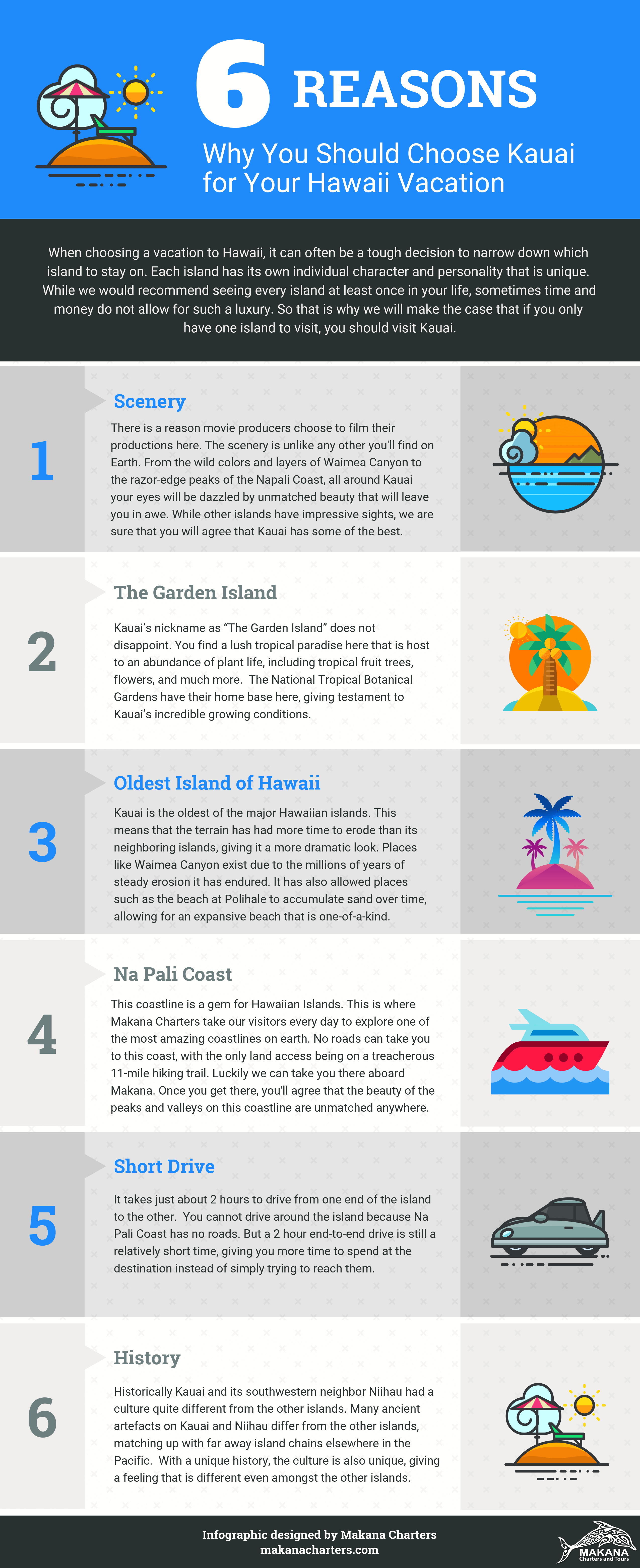 Hawaii Vacation Infographic