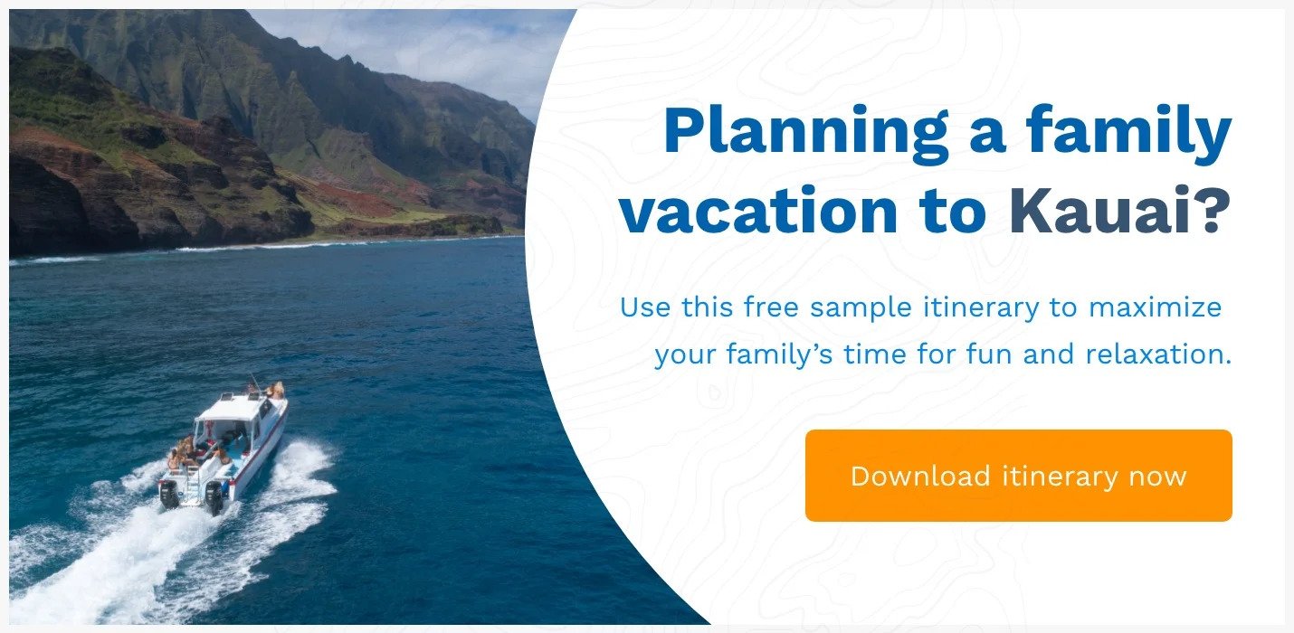 Plan a family vacation to Kauai