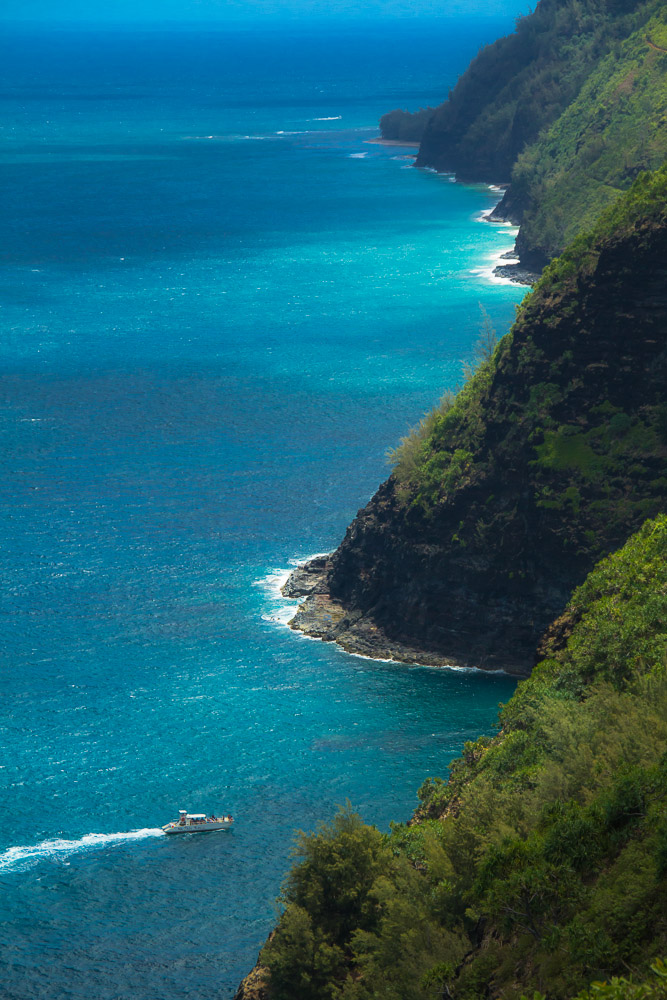 Na Pali coast Cliffs View