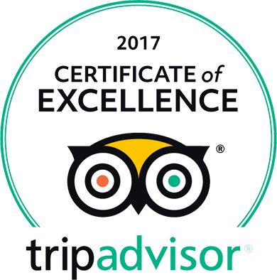 tripadvisor 2017 certificate of excellence